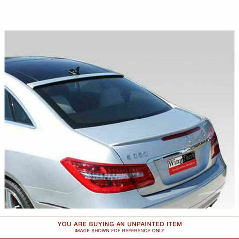 Unpainted Spoiler for MERCEDES E-CLASS CONVERTIBLE 2010 & UP LIP ABS PLASTIC