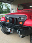 1987-1995 WRANGLER YJ OVERLAY GRILL MEAN FURIOUS ANGRY BIRD EYES Fiberglass FRP