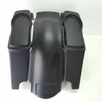 6x9 Speaker Lids 4" Harley Stretched fender overlay, Saddlebags Dual Extended