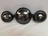 7″ Kawasaki Voyager & Vaquero Headlight Dual 4.5″ – 4 1/2″ Black LED Fog Lights