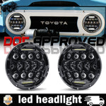 7" LED Daymaker Headlight Hi/Lo Beam For 1965-1985 Toyota Land Cruiser FJ40