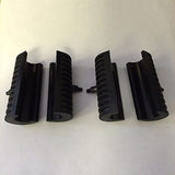 4 X Pieces Latex Rubber Replacement for Harley Hard saddlebag support cushion