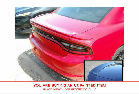 Unpainted Factory Style Rear FRP Spoiler for DODGE CHARGER 3-PIECE 2015 & UP