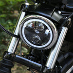 5 3/4 5.75" 40W Daymaker Projector DRL LED Headlight For Harley Davidson