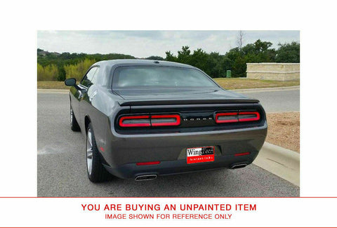 Unpainted Factory Style Rear FRP Spoiler for DODGE CHALLENGER (small) 2015 & UP
