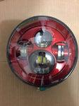 7" DAYMAKER RED Projector HID LED Light Bulb Headlight for Harley