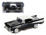 1957 Chevrolet Bel Air Black 1/24 Diecast Car Model by Motormax