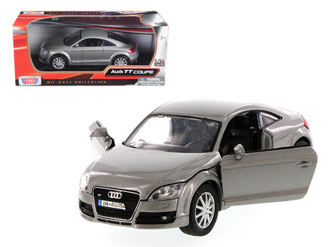 2007 Audi TT Coupe Grey 1/24 Diecast Car Model by Motormax