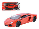 Lamborghini Aventador LP700-4 Orange 1/18 Diecast Model Car by Motormax