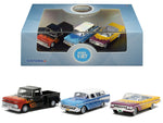 \"Chevrolet Hot Rods\" Set of 3 pieces 1/87 (HO) Scale Diecast Model Cars by Oxford Diecast
