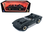 1964 Chevrolet Corvette Grand Sport Roadster Matt Black 1/18 Diecast Model Car by Road Signature