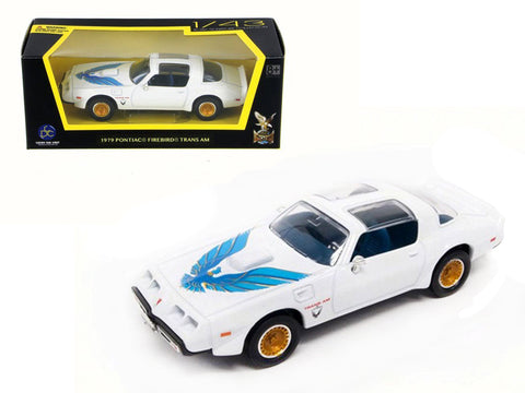 1979 Pontiac Firebird Trans Am White 1/43 Diecast Model Car by Road Signature