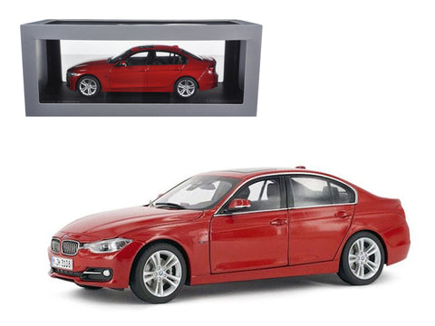 BMW F30 3 Series Melbourne Red 1/18 Diecast Car Model by Paragon