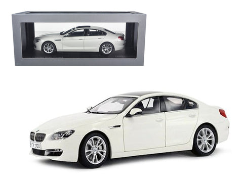 BMW 650i Gran Coupe 6 Series F06 Alpine White 1/18 Diecast Car Model by Paragon