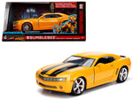 2006 Chevrolet Camaro Concept Bumblebee Yellow from \"Transformers\" Movie \"Hollywood Rides\" Series 1/24 Diecast Model Car by Jada Metals