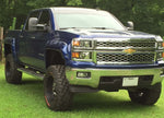 FOR CHEVROLET SILVERADO 1500 RIVETED FENDER FLARES POCKET SMOOTH FINISH 2014-2018