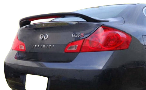 PAINTED FACTORY STYLE SPOILER FOR AN INFINITI G35 G37 4-DOOR 2007-2013