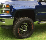 FOR CHEVROLET SILVERADO 1500 RIVETED FENDER FLARES POCKET SMOOTH FINISH 2014-2018