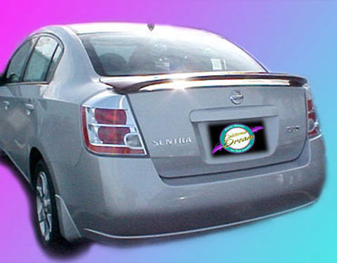 UNPAINTED FOR CUSTOM STYLE REAR WING SPOILER FOR A NISSAN SENTRA 2007-2012