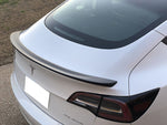 UNPAINTED GREY PRIMER COLOR SPOILER FOR A TESLA MODEL 3 2017-2022