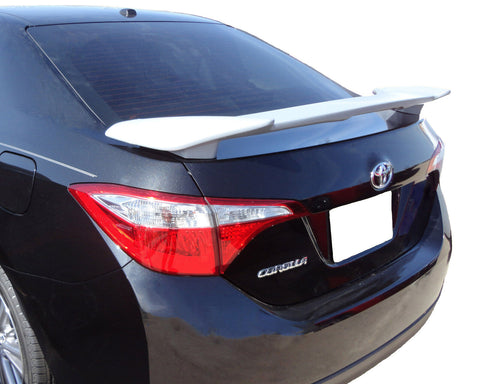 PAINTED LISTED COLORS CUSTOM STYLE SPOILER FOR A TOYOTA COROLLA 4-DOOR 2014-2019