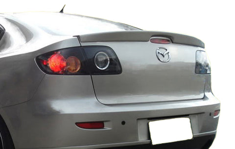 PAINTED LISTED COLORS LIP FACTORY STYLE SPOILER FOR A MAZDA 3 2003- 2009
