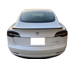 UNPAINTED GREY PRIMER COLOR SPOILER FOR A TESLA MODEL 3 2017-2022