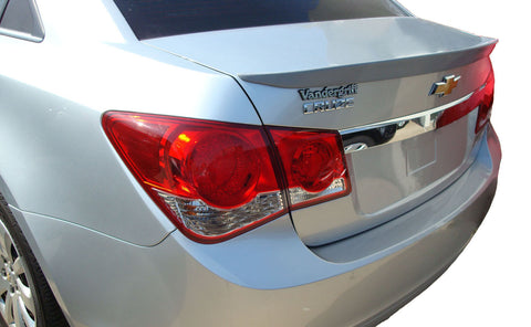 PAINTED LISTED COLORS DUCKTAIL STYLE SPOILER FOR A CHEVROLET CRUZE 2011-2015