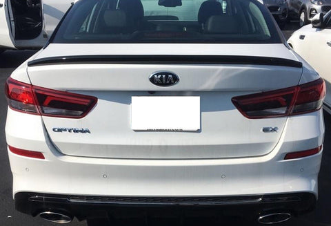 PAINTED SPOILER FOR A KIA OPTIMA FLUSH MOUNT FACTORY STYLE SPOILER 2016-2020