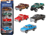 \"100 Years Anniversary of Chevrolet Trucks\" Set of 5 Pickup Trucks Diecast Model Cars by Matchbox