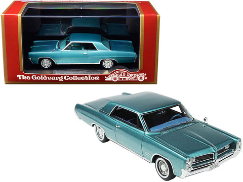 1964 Pontiac Grand Prix Aquamarine Metallic Limited Edition to 210 pieces Worldwide 1/43 Model Car by Goldvarg Collection