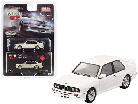 BMW M3 (E30) Alpine White Limited Edition to 4,800 pieces Worldwide 1/64 Diecast Model Car by True Scale Miniatures