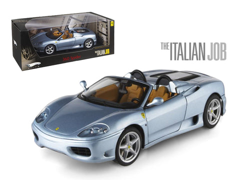 Ferrari 360 Modena Spider \"The Italian Job\" Movie Elite Edition 1/18 Diecast Model Car by Hotwheels