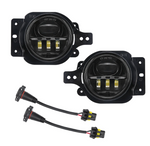 Newest LED Fog Lights With Adapter Ring For Jeep Wrangler JL Jeep Gladiator 2018-2020