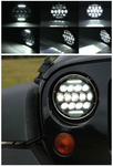 Jeep 7" Headlights, 4" Fog Lamps, Front Turn Signals, Fender Turn Signals & Taillights