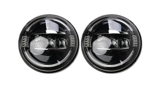2 Pcs 7" LED Headlight High/Low Beam With Turn Signal For Jeep Wrangler Off-Road Vehicles LED Head Lamp