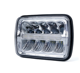 4 Pieces 7000 Evolution 5x7" CREE LED Headlight With High/Low Beam And DRL