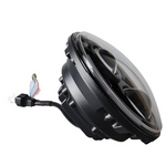 7 Inch 100W LED Headlights With White/White Halo Angel Eyes For 1997-2020 Jeep Wrangler JK/TJ/LJ/JL & Gladiator JT