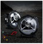 9" Round Dark Bat Series CREE LED Headlights With DRL For 2018+ Jeep Wrangler JL & Gladiator JT