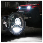9" Round Dark Bat Series CREE LED Headlights With DRL For 2018+ Jeep Wrangler JL & Gladiator JT