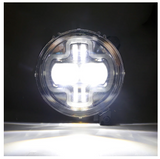 9" Round LED Halo High Low Beam Headlight With DRL Daytime Driving Lights Upgraded For 2018-2020 Jeep Wrangler JL And Jeep Gladiator JT