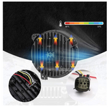 9" Round LED Halo High Low Beam Headlight With DRL Daytime Driving Lights Upgraded For 2018-2020 Jeep Wrangler JL And Jeep Gladiator JT