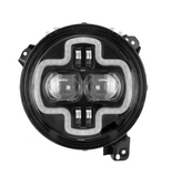 9" Round LED Halo High Low Beam Headlight With DRL Daytime Driving Lights Upgraded For 2018-2020 Jeep Wrangler JL And Jeep Gladiator JT