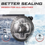 9" Round LED Halo High Low Beam Headlight With DRL Daytime Driving Lights Upgraded For 2018-2020 Jeep Wrangler JL And Jeep Gladiator JT