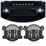 Upgraded LED Fog Light Compatible Assembly Kit For 2018-2020 Jeep Wrangler JL And Jeep Gladiator JT