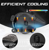 Upgraded LED Fog Light Compatible Assembly Kit For 2018-2020 Jeep Wrangler JL And Jeep Gladiator JT