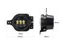 4 Inch 30W LED Fog Lights For 2018-2020 Jeep Wrangler JL Sport/Sport S And Gladiator JT Sport/Sport S