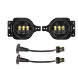 4 Inch 30W LED Fog Lights For 2018-2020 Jeep Wrangler JL Sport/Sport S And Gladiator JT Sport/Sport S