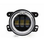 4" 60W CREE LED Fog Lights W/ Amber Halo Ring DRL