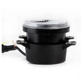 4" 60W CREE LED Fog Lights W/ Amber Halo Ring DRL
